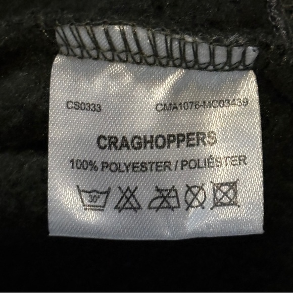 Craghoppers Mens Risor HZ Half Zip Fleece Dark Cedar Marl - UK Small NWT - Picture 7 of 8